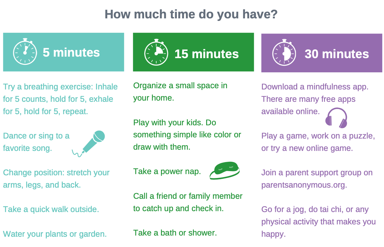 Self Care Tips For People With Kids